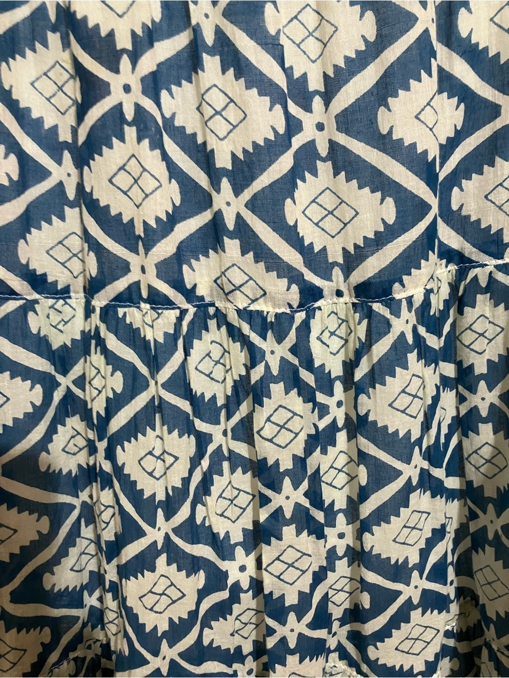 Azima Dress in Blue by Dolma - Picture 5 of 9